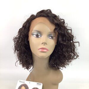 Vanessa TCH MIA 100% Brazilian Human Hair Lace Front Wig Curly Bob Natural